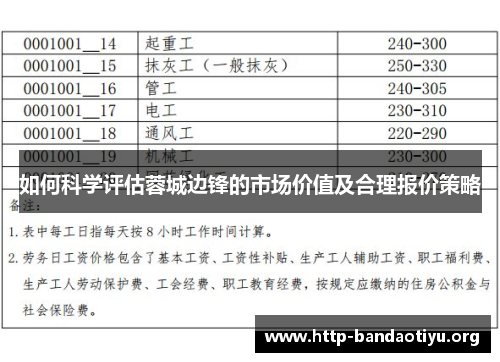 如何科学评估蓉城边锋的市场价值及合理报价策略 如何科学评估蓉城边锋的市场价值及合理报价策略